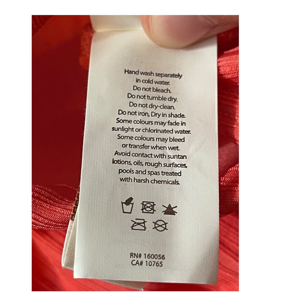 Artesands bathing suit Aria Botticelli one piece swim coral size 20 - Picture 8 of 9